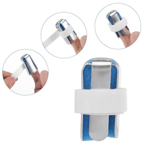 Finger brace for arthritis several types available metal finger splint blue