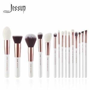 China Jessup T220 15 Piece Makeup Brush Set Natural Soft bristles factory