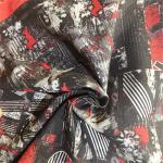 150cm Patterned Sublimation Printed Fabric 115gsm Floral Polyester