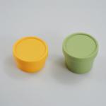 Clear or Customized Color 50ml/100ml Facial Scrub Cream Jar PP Mate Cream