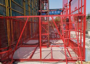 China Vertical Handling Construction Hoist Safety / Temporary Construction Elevator factory