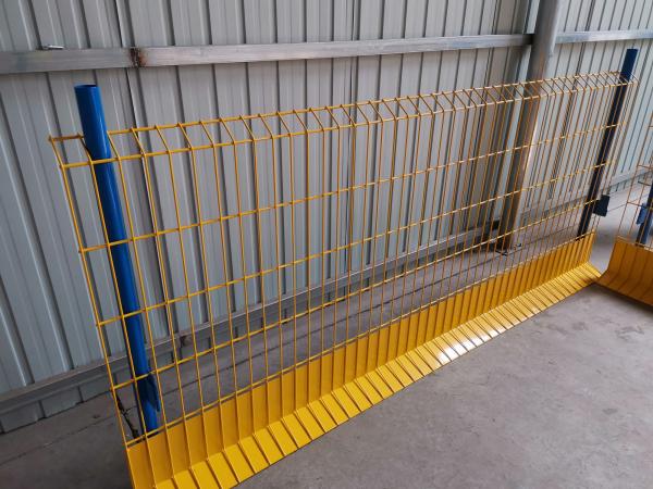 High Security Construction 4.0mm Edge Protection Barriers Powder Coated Fall