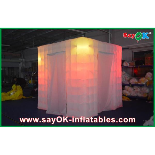 Inflatable Photo Booth Rental Portable Props Led Light Inflatable Photo Studio Family Use