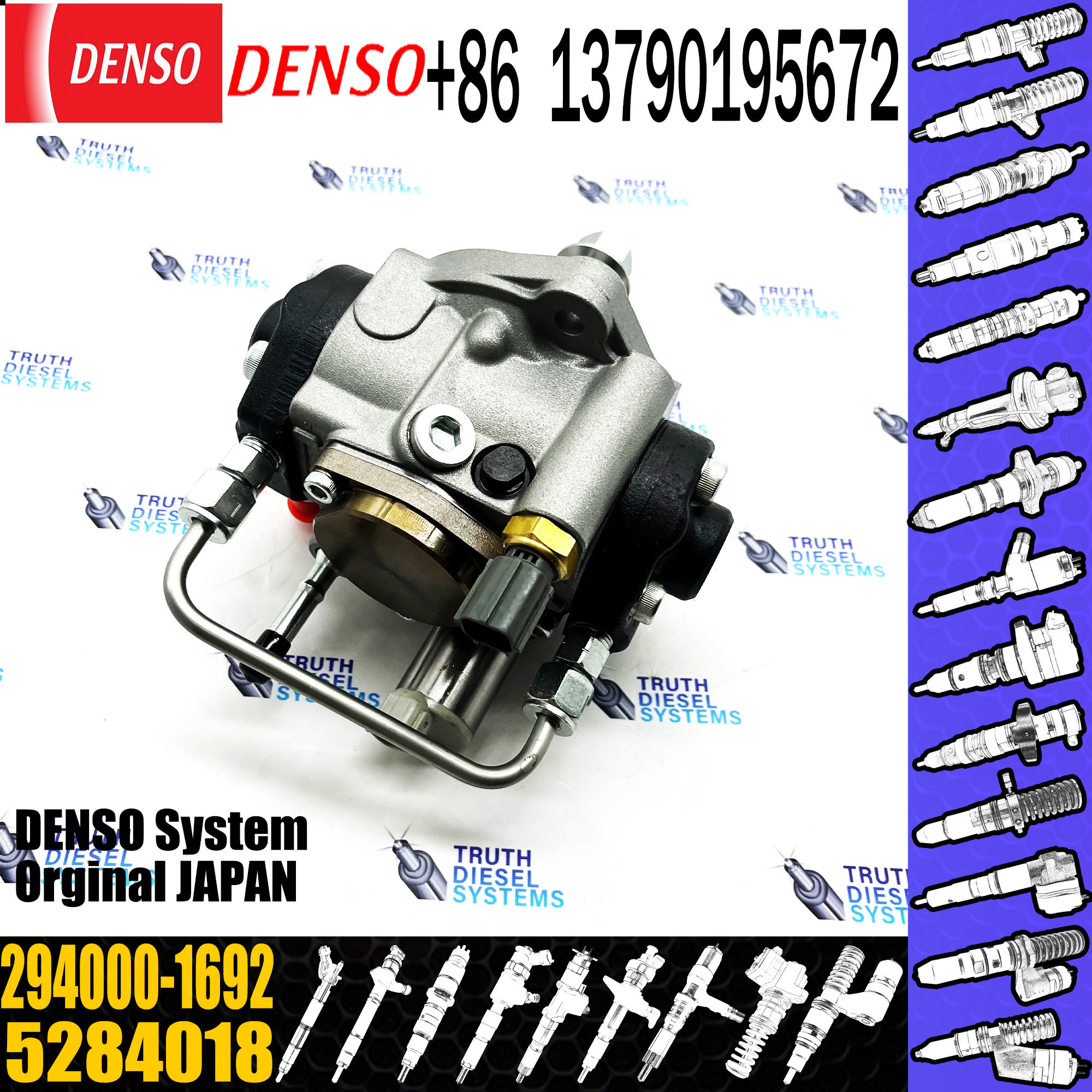 High quality HP3 high pressure pump 5284018 FOR Cummins ISBE3.9 ISBE 5.9L 294000-1692