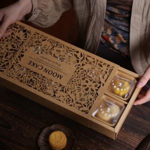 Eco-Friendly Mooncake Gift Box Set with Custom Printing