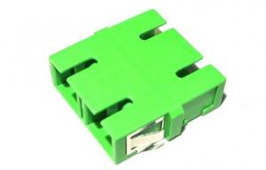 China Fiber optic SC/APC duplex DX adapter with reduced short flanged single mode factory