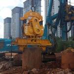 Hammer Drilling Machine Electric Vibro Hammer For Construction Piling Machinery