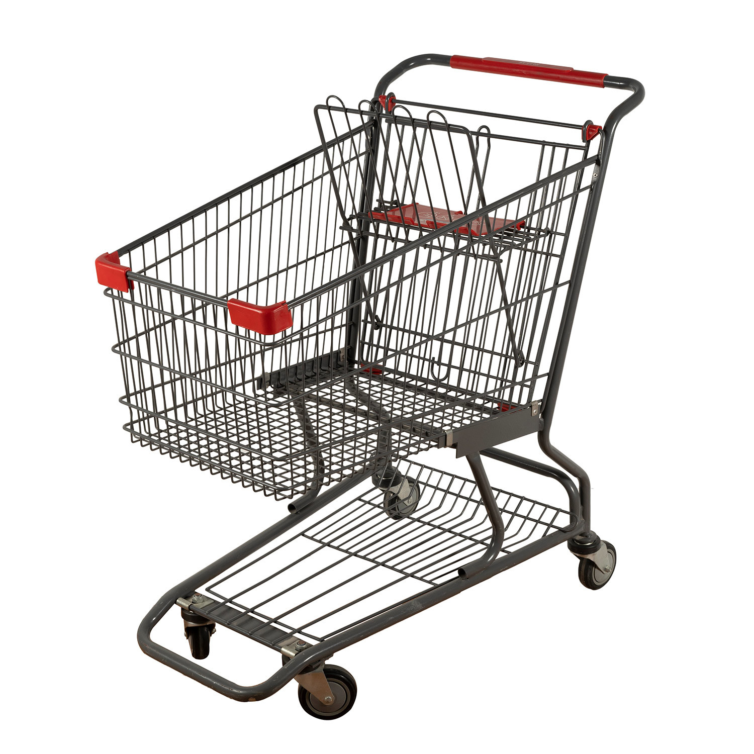 Warehouse Metal Shopping Trolley 150L Classic American Grocery Shopping Cart