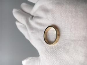 China Simple Design High End Custom Jewelry Love Ring Wedding Band factory