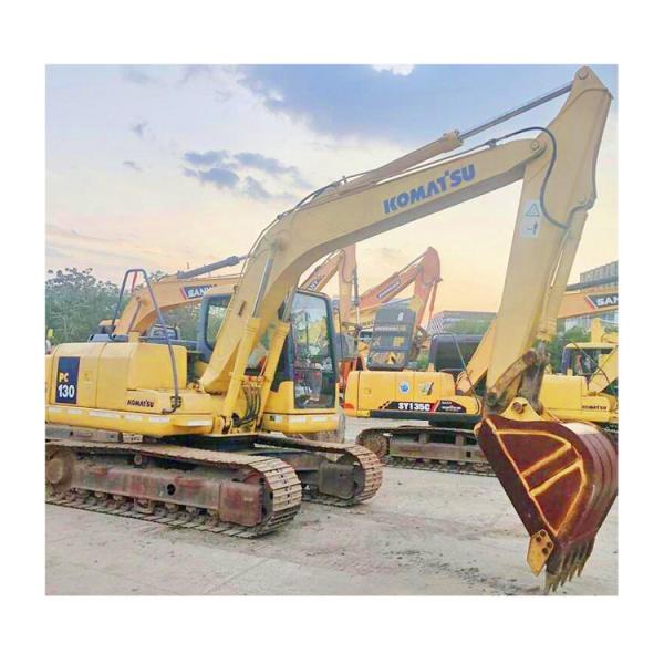 Used Komatsu PC130-7 13 Ton Excavator Made in Japan for Engineering Construction