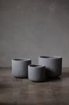 6inch Round Grey Plant Pots