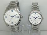 Fashion Stainless steel Automatic/ Quartz Wristwatch，High Quality OEM Couple