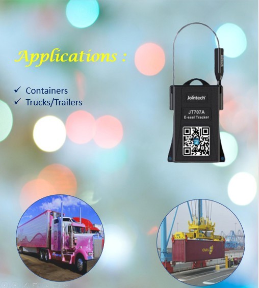 China JT707A Container GPS Electronic Cable Seal Tracking Device Reusable factory