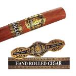 Luxury Cigar Band Printing Custom Die Cut 3D Embossed Gold Foil Stickers