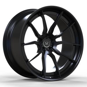 China 21 Inch Satin Black Deep Concave Rims For Rs6 2 Piece Forged Aluminum Wheel Blanks factory