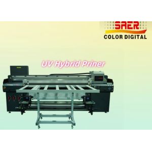 China Automatic UV Hybrid Flatbed Printer Flatbed And Roll To Roll on sale