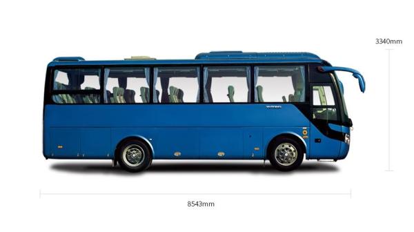6 Tire Brand new yutong bus rear engine 35 Seats ZK6858 with disoucnt price in