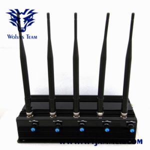 China Powerful 11W 40m CDMA GSM Cell Phone And Wifi Jammer factory