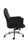 PU Leather Drafting Chair , DIOUS 0.29m3 Leather Swivel Office Chair