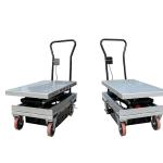 500kg Hydraulic Portable Scissor Lift Tables 1010mmx520mm Mobile Hydraulic Lift