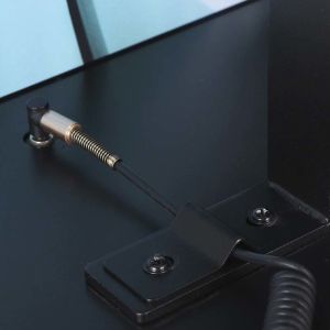 Acrylic Audio Speaker Display Stand Custom Functional With Metal Button