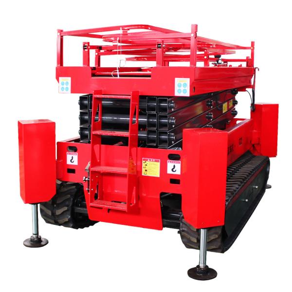 High Operating Efficiency 10 Meter Scissor Lift Electric Table Mobile Self