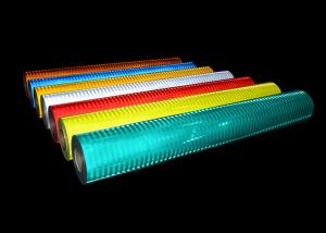 China Metallized High Intensity Prismatic Vinyl Retro Reflective Sheeting For Traffic Sign factory