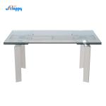 Length 2m Extendable Glass Kitchen Table with Fashionable Design Dt-31120