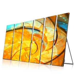 China 55 Inch Indoor Digital Signage And Display LED Screen Poster P2 Mobile Pantalla For Shopping Mall factory