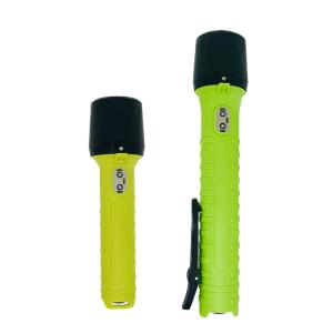 China 6.4Ah IP68 Explosion Proof LED Flashlight , 200 Meters Spark Proof Flashlight factory