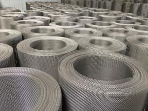 China Customized Stainless Steel Mesh Roll , Ss 316L Dutch Woven Wire Mesh Panels factory