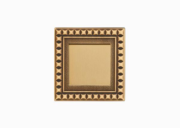 Amertop Type 86 matte black pure white metal Brass plate wall switch 220V