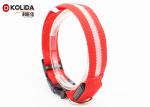 LED Light Nyon Adjustable Pet Dog LED Collar Leash Polyster Size 3 Red Color