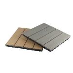 30x30mm Wood Plastic Composite Floor Panel Gray Stitched Building Outdoor Board