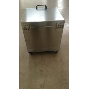 Stainless Steel Inner And Outer Mobile Lead Shielded Box For Radioactive Sources