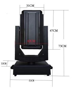 China AC 50 / 60Hz Waterproof Moving Head Disco Lights With Beam Spot Wash 3 In 1 factory