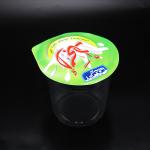 PP Round Yogurt Foil Lid Eco Friendly Recyclable Adhesives For Coffee Water Cups