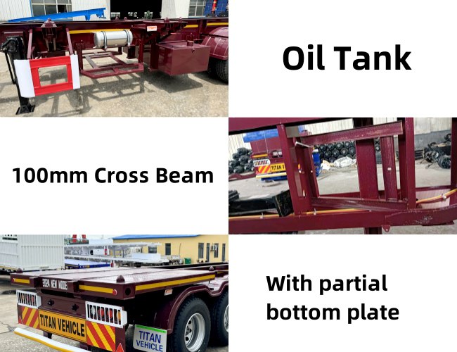 TITAN Tri Axle Container Chassis for Sale  40ft Container Chassis