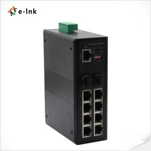 China Managed Sfp din rail 8 Port Hardened Poe Switch 1000M factory