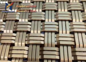 China Three Wires Special Style Architectural Woven Wire Mesh Railing Ceilings Divider factory