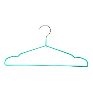 Strong And Durable Notched Shoulders Compact Chrome Wire Hangers
