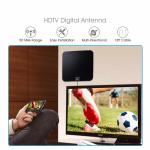 Indoor HDTV Antenna Amplified TV Antenna 50 Mile Range 4M Length Cheap HD TV