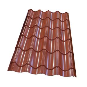 China Full Hard Surface Galvanized Coated Prepainted Colorful Corrugated Steel Plate for Roof Sheet factory