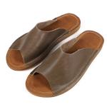 HZM017 Summer Sandals, Semi-Supporting Classic Retro Sandals, Leather Handmade