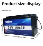 24v 100ah Lead Acid Battery Replacement Lifepo4 Marine Battery With Bluetooth