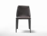 Elegantly Contrasted Isabel Fiberglass Dining Chair With Modern Fabrics