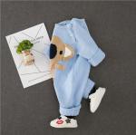 Wholesale 100% Cotton Long Sleeve Cartoon Koala Pattern Baby Clothes