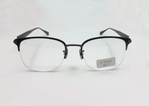 China Semi-rim titanium optical eyeglasses for Men top quality New design 2018 factory