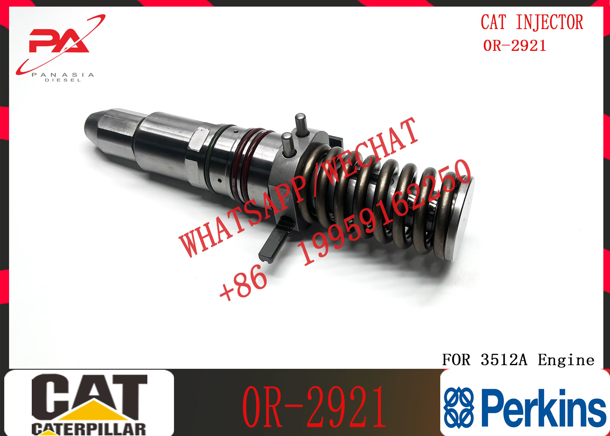 Fuel Injector 4P-9076 0R-2921 6L4360 111-3718 224-9090 7E-6408 4P-9075 4P-9076 4P-9077 for CAT3512A Engine