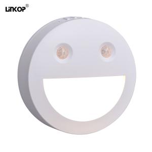 China Smiling Face Intelligent Induction LED Night Light Magnetic Suction Wireless factory